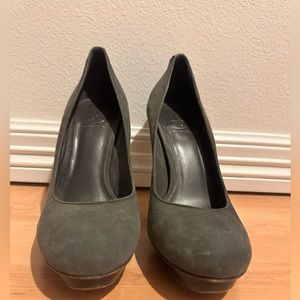 Tory Burch Suede Platform Pumps